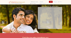 Desktop Screenshot of maithilmatrimony.com